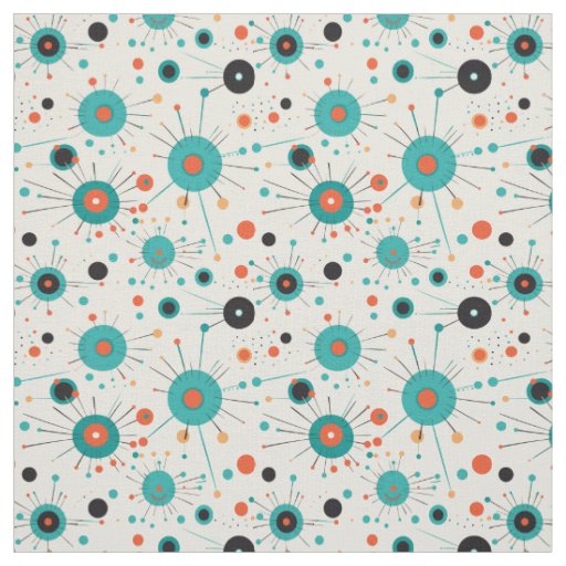 Retro 1950's Atomic Fabric