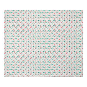 Retro 1950s Atomic Starburst & Orbiting Atoms Duvet Cover