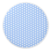 Retro 1950s Baby Blue Whimsical Polka Dots Nursery