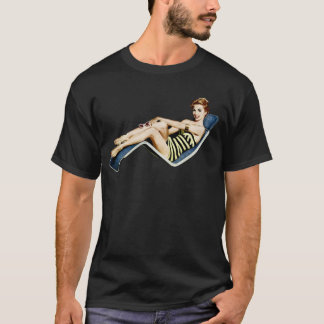 Retro 1950s Beach Pinup T-Shirt