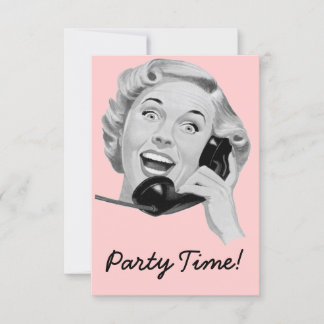 Retro 1950s Birthday Party V2 Invitation