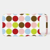 Retro 1950s Color Polka Dots iPhone 4 Case (Back (Horizontal))
