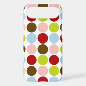Retro 1950s Color Polka Dots iPhone 4 Case (Back)
