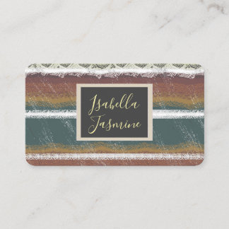 Retro, 1950's, Colors, Orange, Old, business card