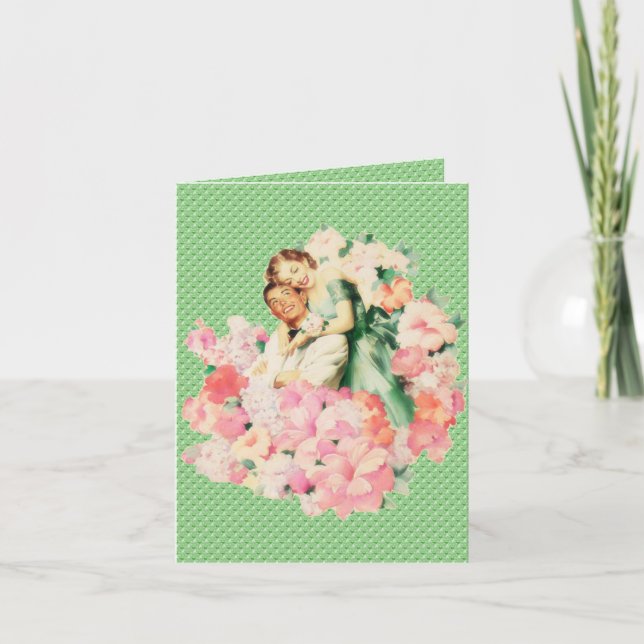 Retro 1950s Couple Card (Front)