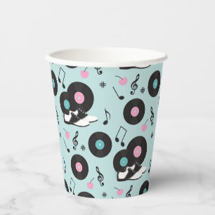 Retro 1950s Diner Birthday Paper Cups – Sock Hop R