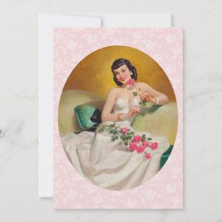 Retro 1950s Dinner Party Invitation