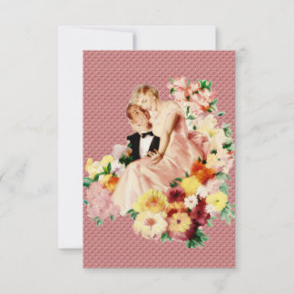 Retro 1950s Engagement Dinner V2 Invitation