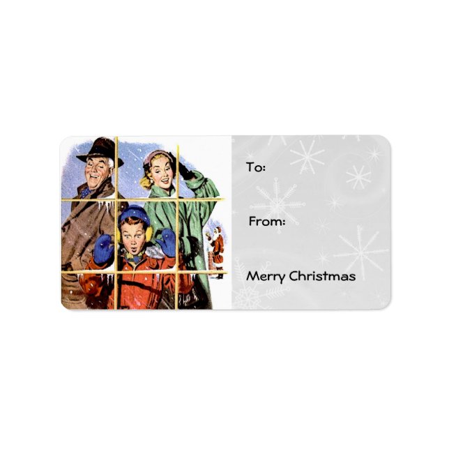 Retro 1950s Gift Tags (Front)