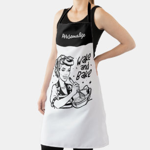 Retro 1950s Glam Girl Funny Sarcastic Quote Apron