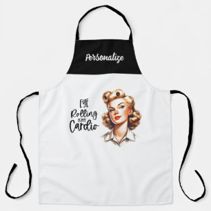 Retro 1950s Glam Girl Funny Sarcastic Quote Apron