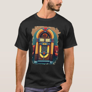 Retro 1950s Jukebox Nostalgic Vibes Tee