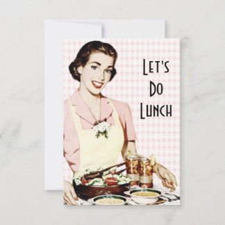 Retro 1950s Luncheon V2 Invitation