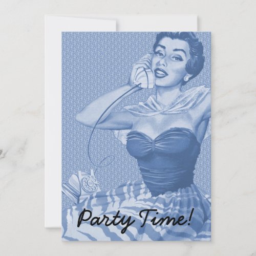 Retro 1950s Party Invitation