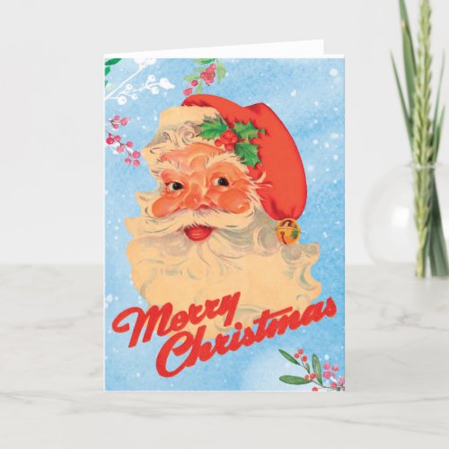 Retro 1950s Style Merry Christmas Cards