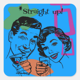 Retro 1950's style sticker with a 2019 twist