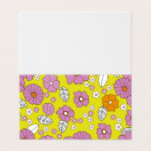 Retro 1960 Flowers (Outside Unfolded)