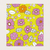 Retro 1960 Flowers (Inside Unfolded)