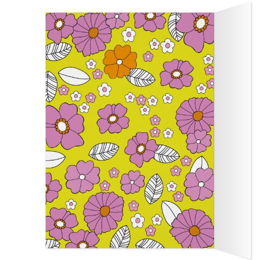 Retro 1960 Flowers (Inside (Left))