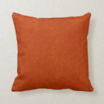 Retro 1965 Burnt Orange Throw Pillow