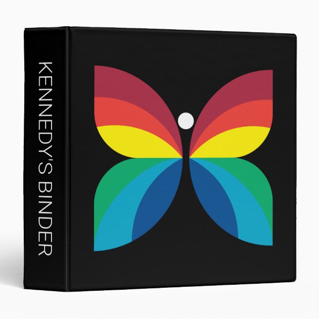 Retro 1966-1974 3 ring binder (Front/Spine)