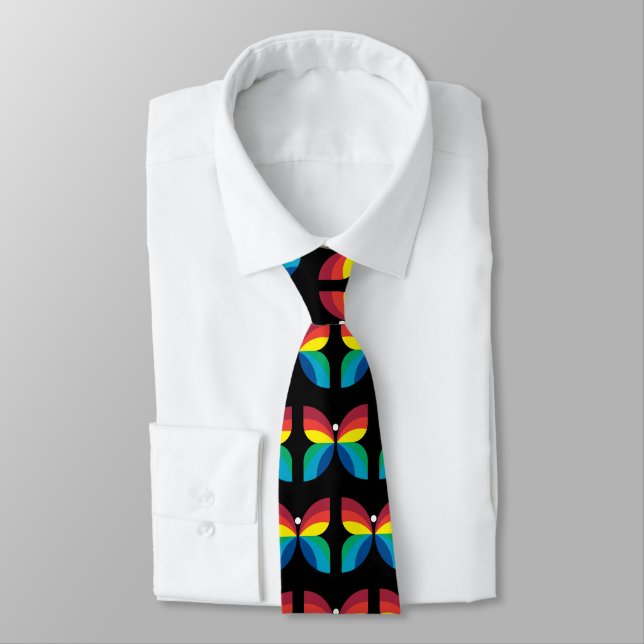 Retro 1966-1974 neck tie (Tied)