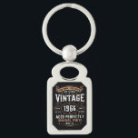 Retro 1966 Birthday The Man The Legend 60th Bday   Keychain<br><div class="desc">Vintage 1966 Keychain: The Man,  The Legend (60th B-day). The ultimate small,  classic gift for his 60th Birthday! This durable keychain is a practical daily reminder of his legendary status. Perfect for the man born in 1966.</div>