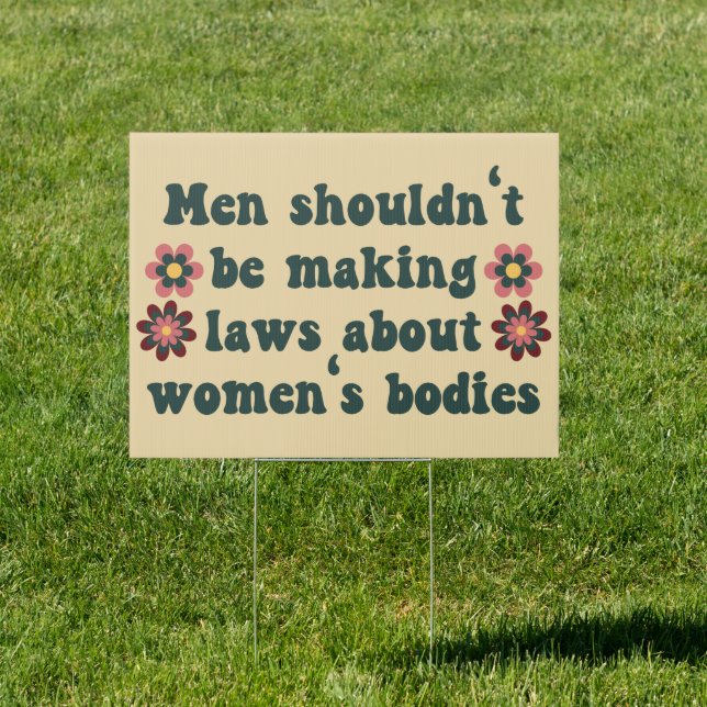 Retro 1970's Pro Choice Sign (Insitu)