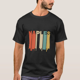 Retro 1970'S Style Naples Florida Skyline Hoodie T-Shirt