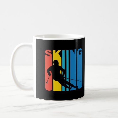 Retro 1970S Style Skiing Skier Winter Sports Coffee Mug