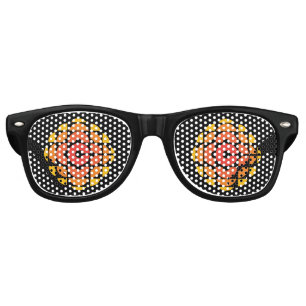 Retro 1974 - 1986 on Black Retro Sunglasses