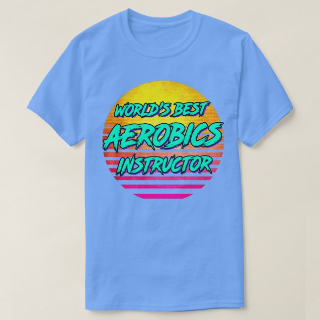 Retro 1980S Aerobics 1 T-Shirt (Design Front)