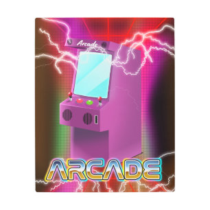 Retro 1980s arcade photo print