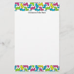 Retro 1980's Cool Cute 80s Memphis Pattern Stationery