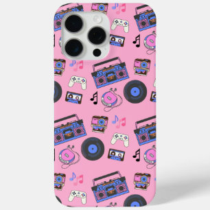 Retro 1980's Era Music Nostalgic iPhone 15 Pro Max Case