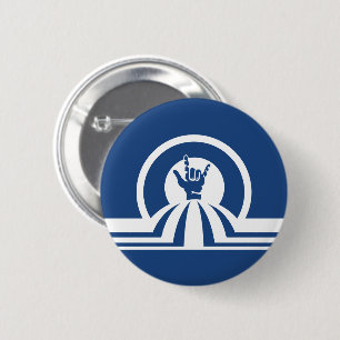 Retro 1980s I Love You Button