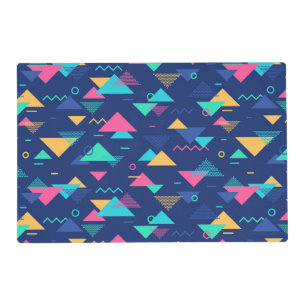 Retro 1980's Pattern Placemat