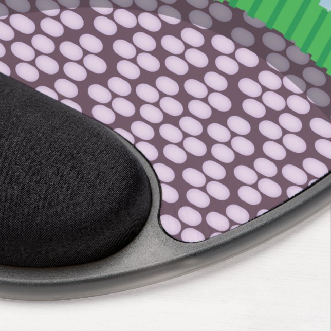 Retro 1980s video game graphic gel mouse pad (Right Side)