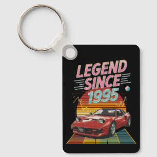 Retro 1995 Legend - Classic Car Birthday Gift Keychain