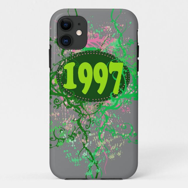 Retro 1997 Birthday and Since Case-Mate iPhone Case (Back)