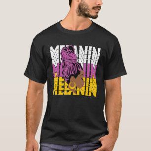 Retro 1 Brotherhood Tee Melanin Queen Girl Brother