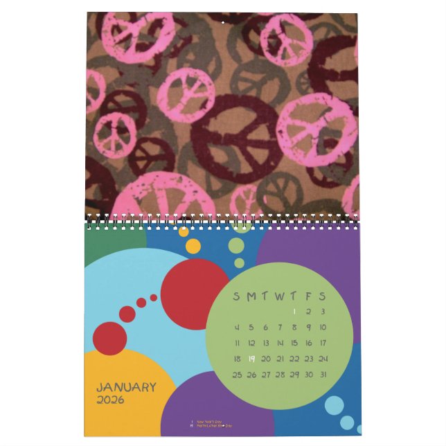 Retro-2010 Calendar (Jan 2026)