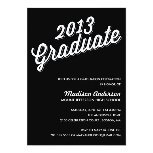 Graduation 2013 Invitations 2