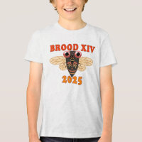 Retro 2025 Brood XIV Cicada Shirt for Kids