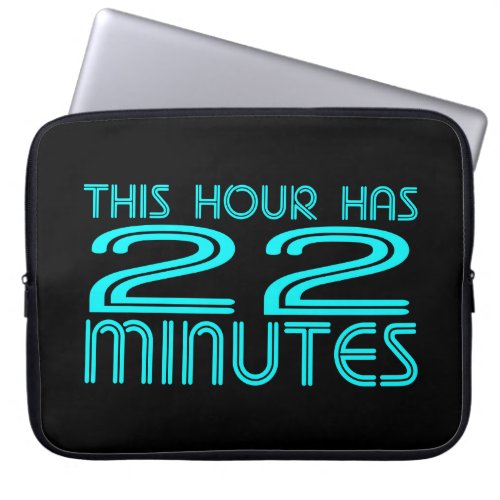 Retro _ 22 Minutes Laptop Sleeve