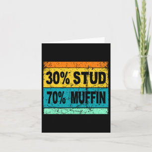 Retro 30 Stud 70 Muffin Shirt Stud Muffin Shirt Va Card