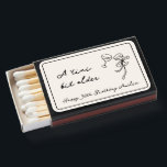 Retro 30th Birthday Martini Birthday Favor Matchboxes<br><div class="desc">Raise a toast to your special day with our Retro 30th Birthday Martini Birthday Favor. These matchboxes showcase a delightful set of martini glasses. Personalized with your name,  these matchboxes add a fun and custom touch to your celebration. Perfect for adult birthdays of any age.</div>