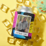 Retro 40th Birthday Vintage 1985 Retro Beer Can Cooler<br><div class="desc">Retro 40th Birthday Vintage 1985 Retro Beer Can Cooler.

Start the party right with this beer can cooler. Customize text and add a photo for a great birthday gift. Can be used for any age.</div>