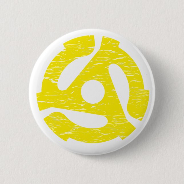 Retro 45 RPM Pinback Button (Front)
