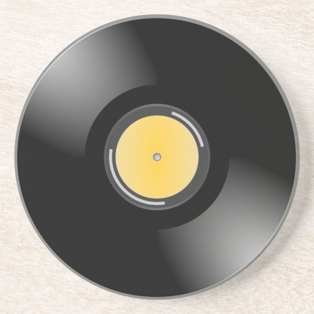 Retro 45 rpm Record Album Thirsty Coaster (Front)